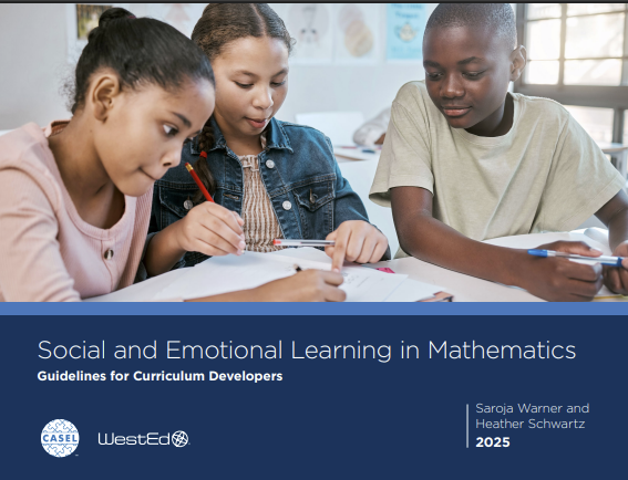 cover of the publication "Social and Emotional Learning in Mathematics: Guidelines for Curriculum Developers"